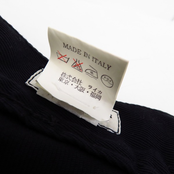 実際に弊社で買取させて頂いたDRIES VAN NOTEN/ドリスヴァンノッテン パンツ ブラック/48の画像 4枚目
