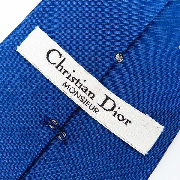 実際に弊社で買取させて頂いたChristian Dior/ディオール 総柄/ドット柄 ネクタイ 2点セットの画像 3枚目