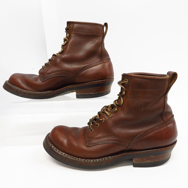 実際に弊社で買取させて頂いたWHITE’S BOOTS/ホワイツブーツ レザー ブーツ ブラウン 350/8.5Dの画像 3枚目