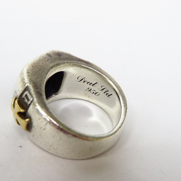 実際に弊社で買取させて頂いたDEAL DESIGN/ディールデザイン カレッジリング オニキス 13号の画像 6枚目