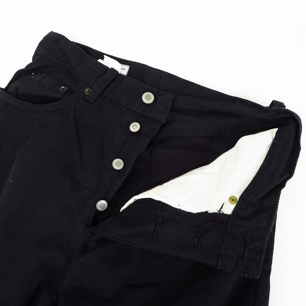 実際に弊社で買取させて頂いたDRIES VAN NOTEN/ドリスヴァンノッテン パンツ ブラック/48の画像 2枚目