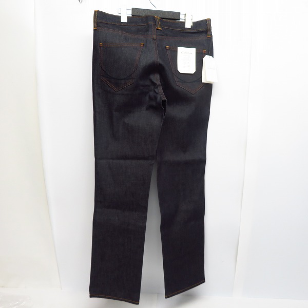 実際に弊社で買取させて頂いた【未使用】FACTOTUM/ファクトタム リジットストレッチデニム ストレートパンツ Charles 08043001/31の画像 1枚目