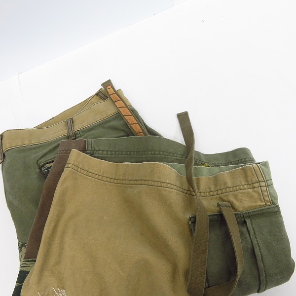実際に弊社で買取させて頂いたBACKCHANNEL/バックチャンネル 迷彩柄/パッチワーク ハーフパンツ/ショーツ/Lの画像 8枚目