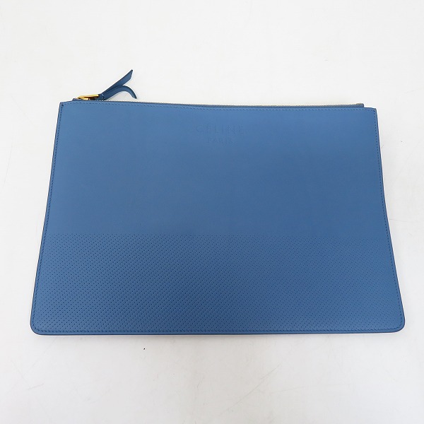 実際に弊社で買取させて頂いたCELINE/セリーヌ パンチングレザー カード入れ付きポーチ CLUTCH POUCH/クラッチポーチ