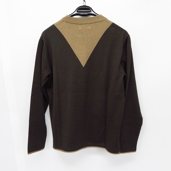 実際に弊社で買取させて頂いた【未使用】FACTOTUM/ファクトタム 12ゲージコットンウールアンサンブルクルーネックニット 01091136/44の画像 1枚目