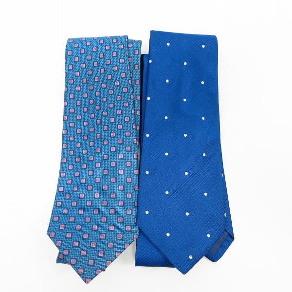 実際に弊社で買取させて頂いたChristian Dior/ディオール 総柄/ドット柄 ネクタイ 2点セット