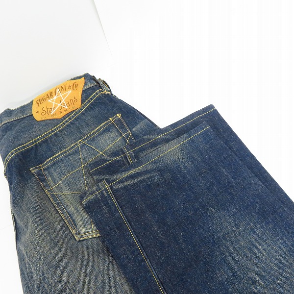 実際に弊社で買取させて頂いたSUGAR CANE/シュガーケーン Lot.065 ボタンフライデニムパンツ W38/L36の画像 8枚目