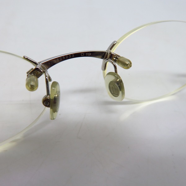 実際に弊社で買取させて頂いたCartier/カルティエ ツーポイント ウッド メガネフレーム/アイウェア フランス製 135Bの画像 4枚目