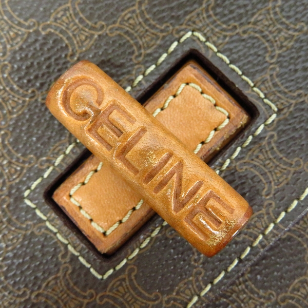 実際に弊社で買取させて頂いたCELINE/セリーヌ マカダム柄 ヴィンテージ ミニショルダー/ミニハンドバッグ 2点セットの画像 2枚目