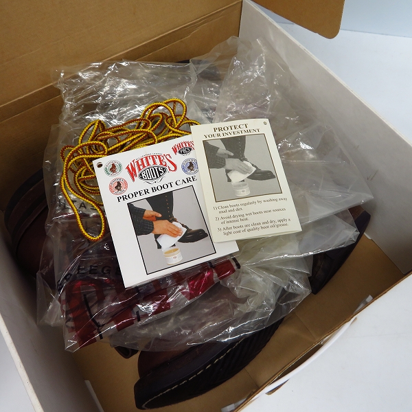 実際に弊社で買取させて頂いたWHITE’S BOOTS/ホワイツブーツ レザー ブーツ ブラウン 350/8.5Dの画像 8枚目
