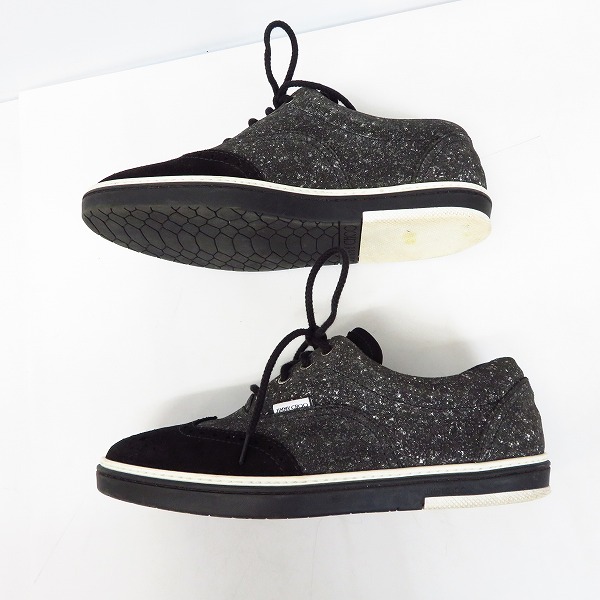 実際に弊社で買取させて頂いたJIMMY CHOO/ジミーチュウ スエード ウィングチップ スニーカー 41.5の画像 3枚目