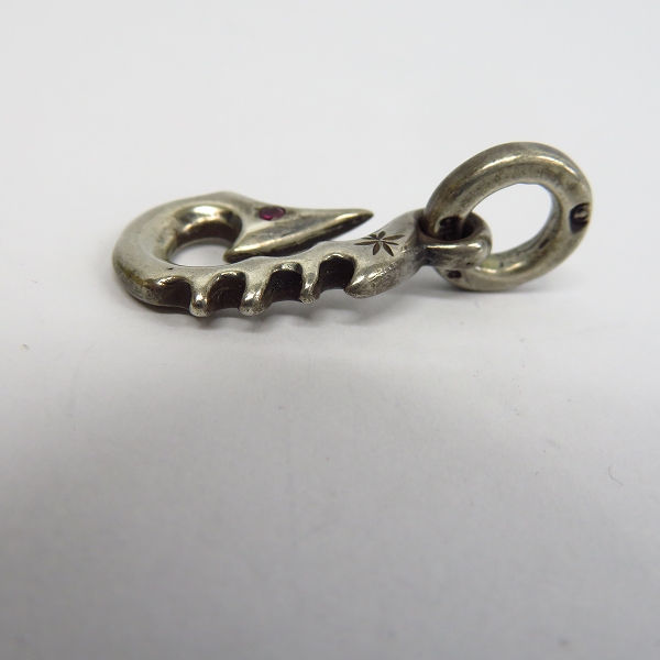 実際に弊社で買取させて頂いたBWL/ビルウォールレザー マリブ フィッシュフックチャーム w/ストーンの画像 3枚目