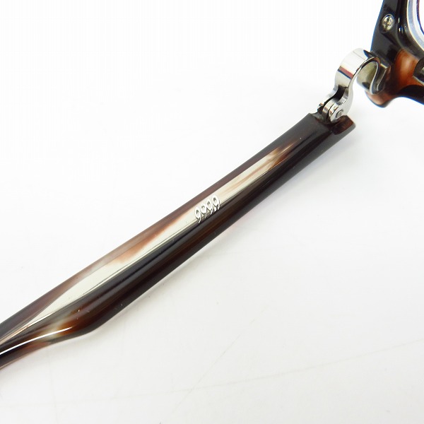 実際に弊社で買取させて頂いた999.9/フォーナインズ 眼鏡/メガネフレーム/アイウェア M-25の画像 3枚目