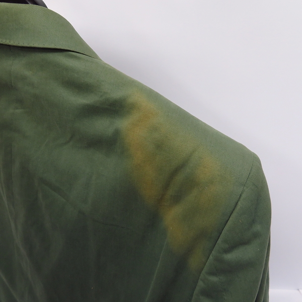 実際に弊社で買取させて頂いたChristian Dior/クリスチャン ディオール 2ボタン コットン テーラードジャケット Size：46の画像 6枚目