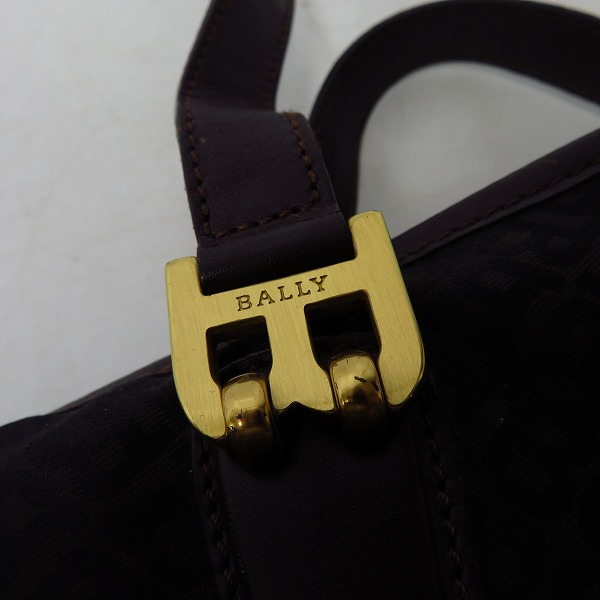 実際に弊社で買取させて頂いたBALLY/バリー Bロゴ 総柄 トートバッグの画像 7枚目
