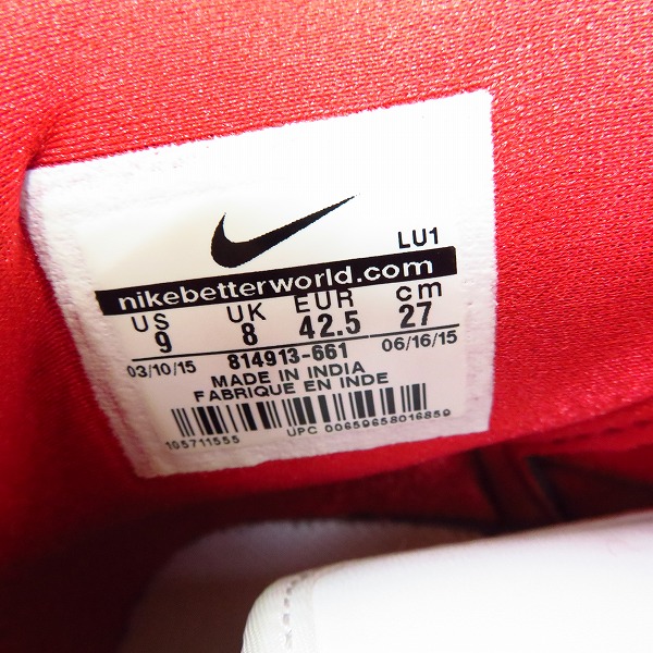 実際に弊社で買取させて頂いたNIKE×GOODENOUGH×FRAGMENT/ナイキ×グッドイナフ×フラグメント コートフォースSP 814913-661/27の画像 5枚目