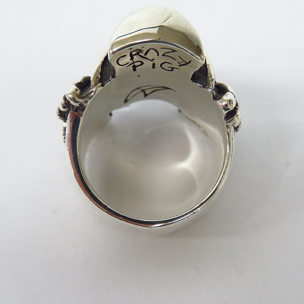 実際に弊社で買取させて頂いた【ギャラ付き】CRAZY PIG/クレイジーピッグ チーキーゴメス マスコットリング/23.5号の画像 4枚目