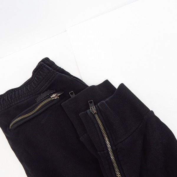 実際に弊社で買取させて頂いたDIESEL BLACK GOLD/ディーゼルブラックゴールド 袖ジップ スウェットパンツ Sの画像 8枚目