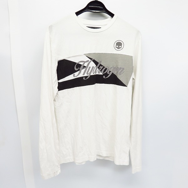 実際に弊社で買取させて頂いたHYDROGEN/ハイドロゲン スカルプリント ロングTシャツ/長袖Tシャツ L