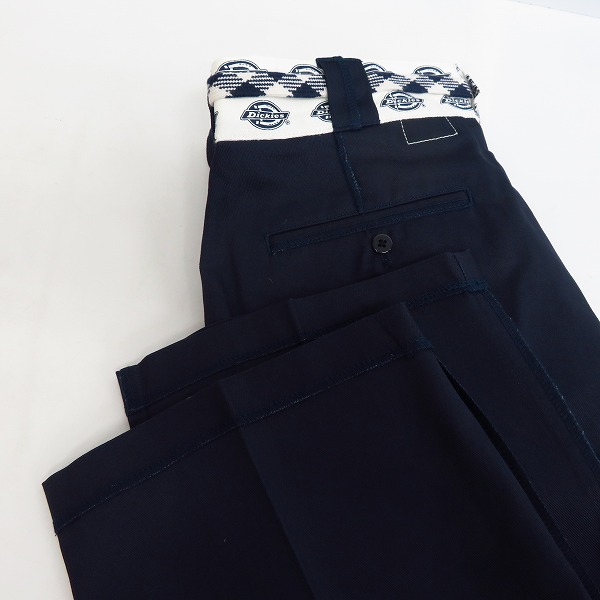 実際に弊社で買取させて頂いた【未使用】YSTRDY's TMRRW×DICKIES/イエスタデイズ トゥモロー×ディッキーズ 874 WORK PANTS NAVY/YT-P0352/32の画像 6枚目