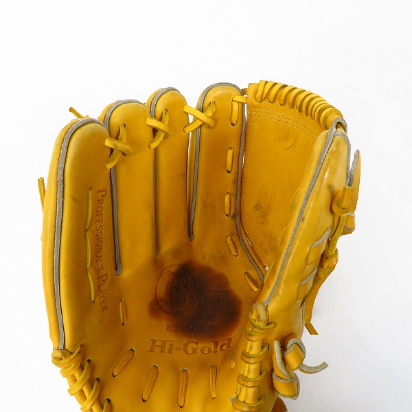 実際に弊社で買取させて頂いたHi-Gold/ハイゴールド EX PERT/エキスパート 投手用 硬式 グローブ EXG-3130の画像 2枚目