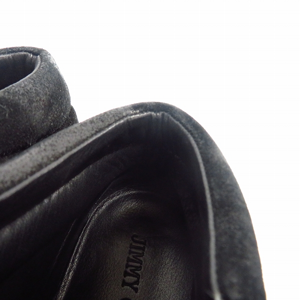 実際に弊社で買取させて頂いたJIMMY CHOO/ジミーチュウ エナメル×スエード ハイカットスニーカー/42の画像 6枚目