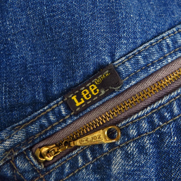 実際に弊社で買取させて頂いたLee/リー 70年代前後/M.R.マーク ヴィンテージ カバーオール デニムジャケット 91-B /42の画像 3枚目