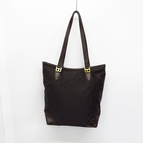 実際に弊社で買取させて頂いたBALLY/バリー Bロゴ 総柄 トートバッグの画像 1枚目