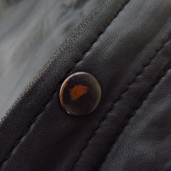 実際に弊社で買取させて頂いたAMERICAN RAG CIE/アメリカンラグシー シープレザー シャツ ジャケット/1の画像 5枚目