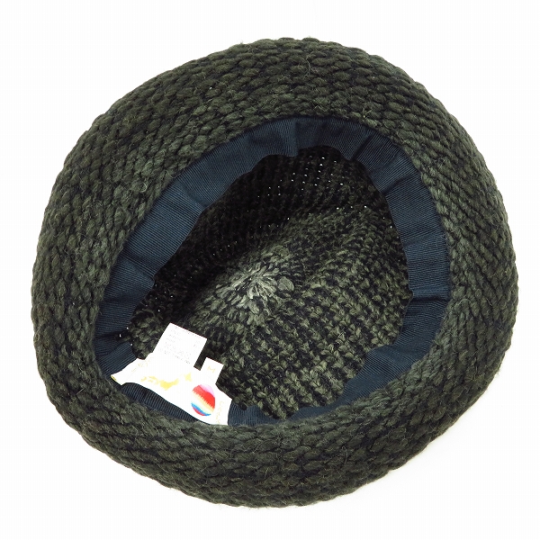 実際に弊社で買取させて頂いたCA4LA/カシラ イタリア製 ウール混 ハット Mの画像 3枚目