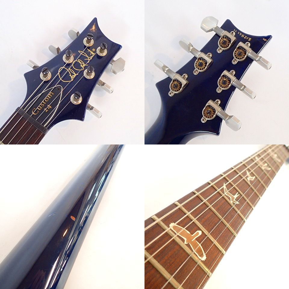 実際に弊社で買取させて頂いた★Paul Reed Smith/ポールリードスミス CUSTOM24 2011 10TOP FADED BLUE BURST エレキギター ハードケース付きの画像 3枚目