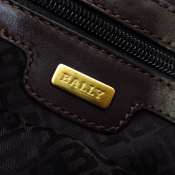 実際に弊社で買取させて頂いたBALLY/バリー Bロゴ 総柄 トートバッグの画像 4枚目