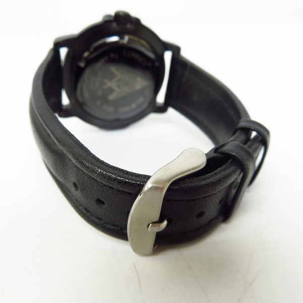 実際に弊社で買取させて頂いたLUMINOX/ルミノックス NIGHT HAWK/ナイトホーク 3400シリーズ F-117【動作未確認】の画像 3枚目