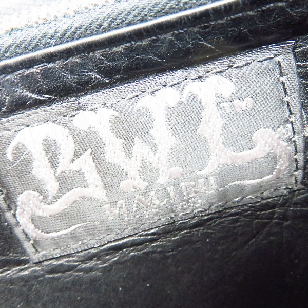 実際に弊社で買取させて頂いた【ギャラ付】BWL/BILL WALL LEATHER/ビルウォールレザー ラウンドジップ/ロングウォレットの画像 4枚目