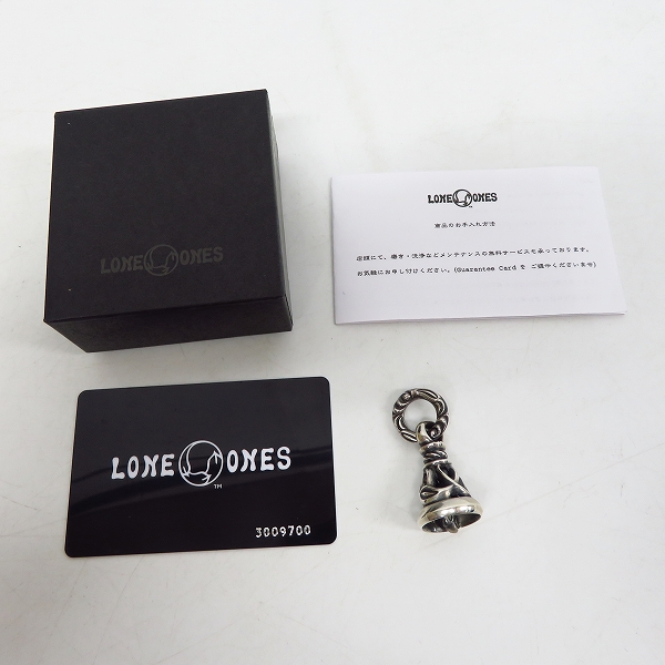 実際に弊社で買取させて頂いた【ギャラ付】LONEONES/ロンワンズ クレーンベル ペンダント/Mの画像 6枚目