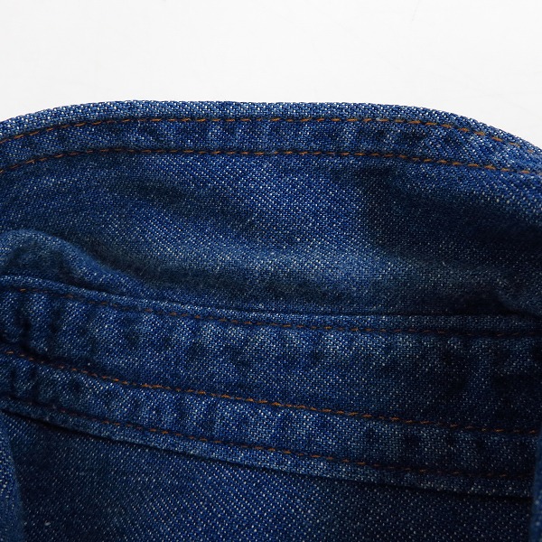 実際に弊社で買取させて頂いたBLUE BLUE/ブルーブルー ウエスタン/ダメージ加工 長袖 デニムシャツ 1/2 3点セットの画像 3枚目