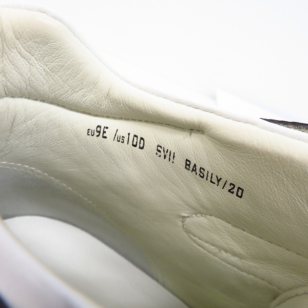 実際に弊社で買取させて頂いたBALLY/バリー BASILY レザー キャンバス切替 ハイカット スニーカー/EU9Eの画像 5枚目