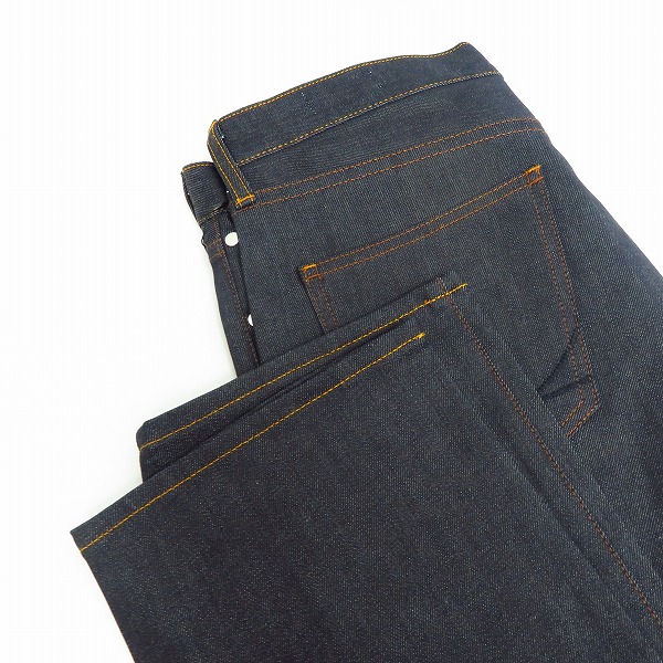 実際に弊社で買取させて頂いた【未使用】FACTOTUM/ファクトタム リジットストレッチデニム ストレートパンツ Charles 08043001/31の画像 7枚目