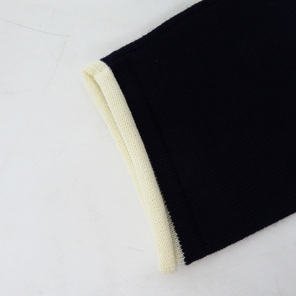 実際に弊社で買取させて頂いた【未使用】FACTOTUM/ファクトタム 12ゲージコットンウールアンサンブルクルーネックニット 01091136/44の画像 6枚目