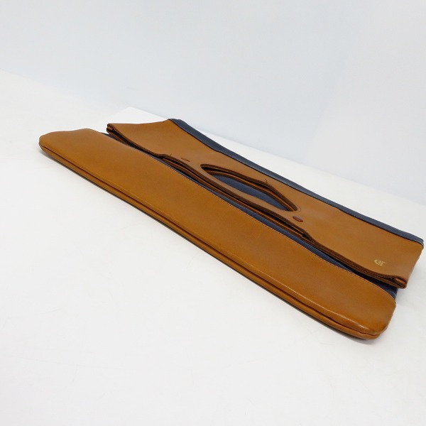 実際に弊社で買取させて頂いたEDIFICE×CLEDRAN/エディフィス×クレドラン 2WAY トート クラッチバック レザー切替の画像 2枚目