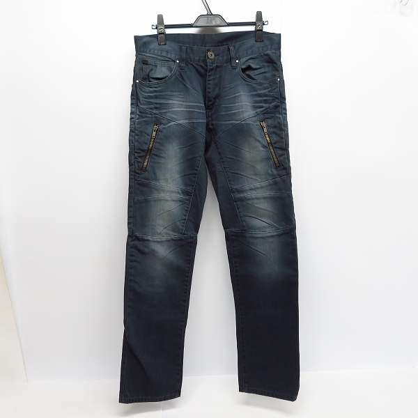 実際に弊社で買取させて頂いたARMANI EXCHANGE/アルマーニエクスチェンジ コットン サイドジップ デニムパンツ/31