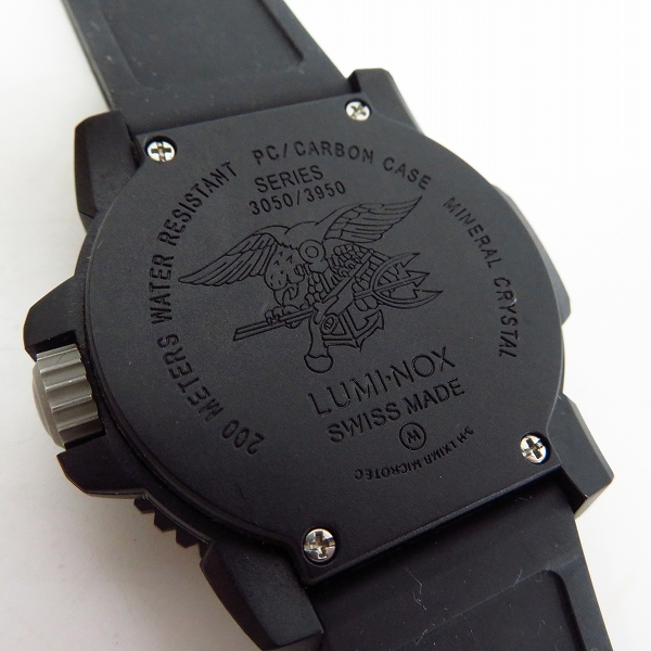 実際に弊社で買取させて頂いたLUMINOX/ルミノックス NAVYSEAL/ネイビー シールズ 3050/3950【動作未確認】の画像 3枚目