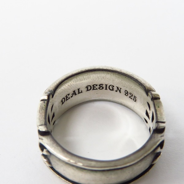 実際に弊社で買取させて頂いたDEAL DESIGN/ディールデザイン ゲートレール リング 21号の画像 5枚目