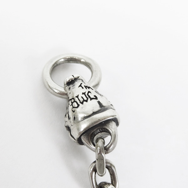 実際に弊社で買取させて頂いたBWL/ビルウォールレザー Square Chain Link Bracelet ｗ/Lion Head/スクエアチェーンブレスレット ライオンヘッド B563の画像 3枚目