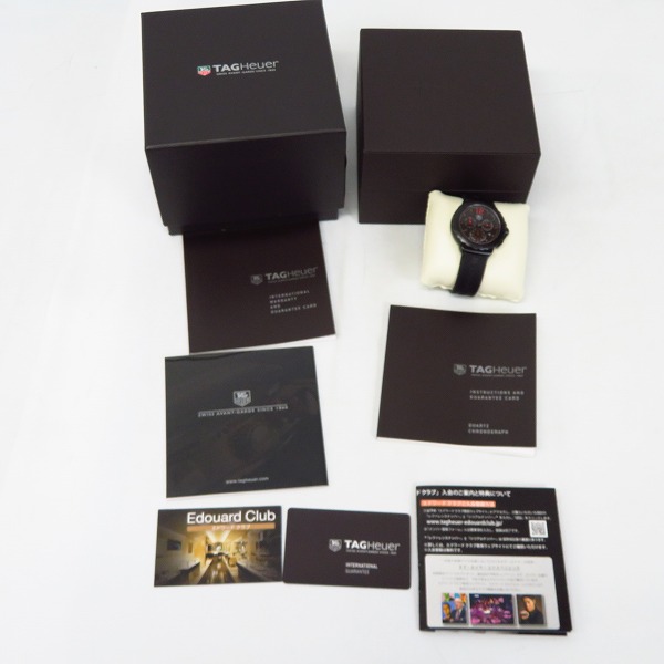 実際に弊社で買取させて頂いた【ジャンク】TAG Heuer/タグホイヤー フォーミュラ1 クロノグラフ 腕時計 CAU111A.FT6024の画像 8枚目