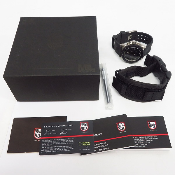 実際に弊社で買取させて頂いたLUMINOX/ルミノックス 北原哲夫 MIL SPEC STYLE LIMITED EDITION 3180の画像 6枚目