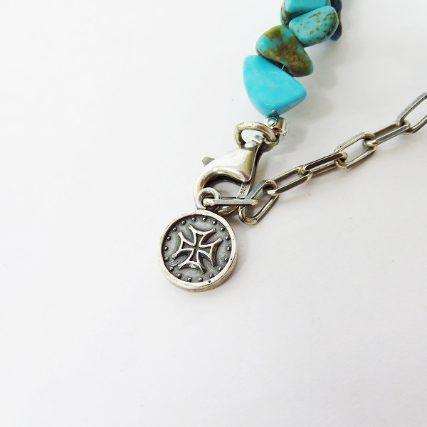 実際に弊社で買取させて頂いたDEAL DESIGN/ディールデザイン DEAL LTD タンブルストーンブレスレット ターコイズの画像 2枚目