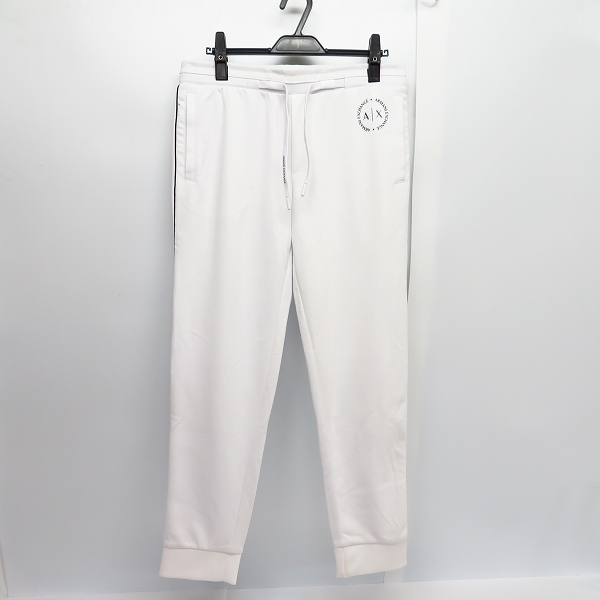 実際に弊社で買取させて頂いたARMANI EXCHANGE/アルマーニエクスチェンジ スウェットパンツ リブ ホワイト/S