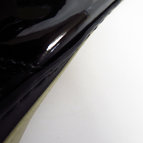 実際に弊社で買取させて頂いたJIMMY CHOO/ジミーチュウ エナメル×スエード ハイカットスニーカー/42の画像 8枚目