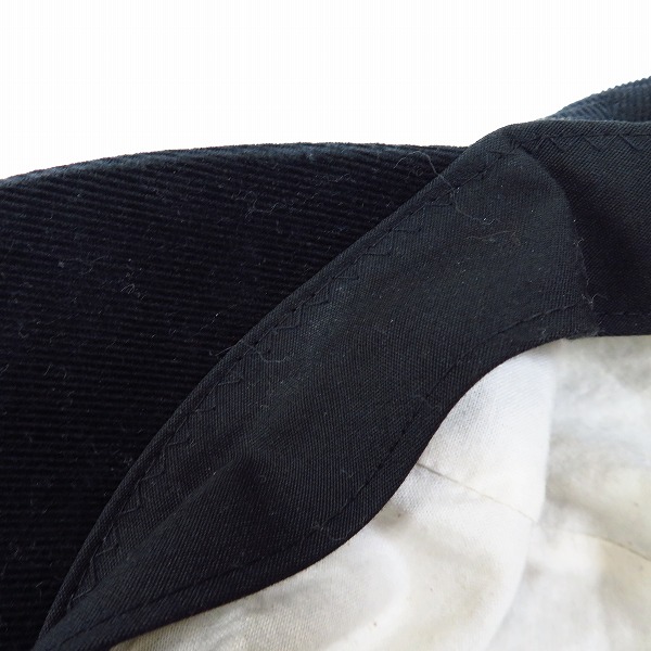 実際に弊社で買取させて頂いたCA4LA/カシラ 日本製 キャスケット ブラック/黒の画像 8枚目